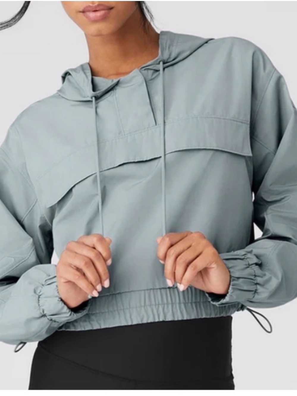 ALO International Anorak Hoodie - Cosmic Gray Size M